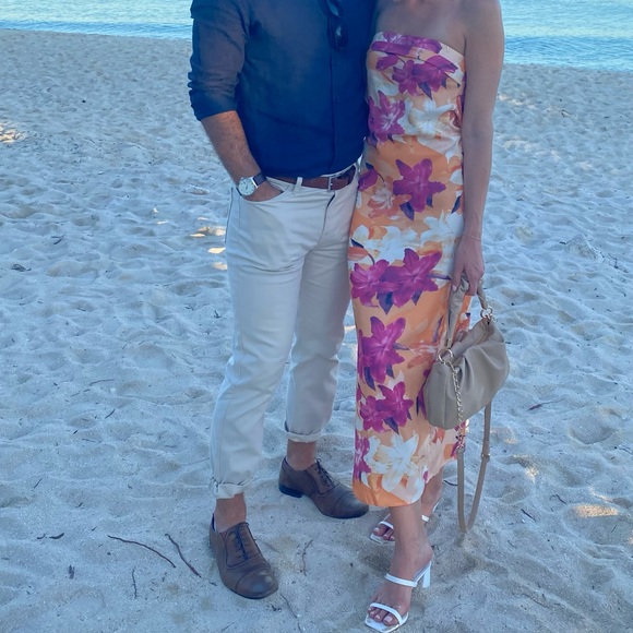 Floral strapless dress in size S - Picture 5 of 5